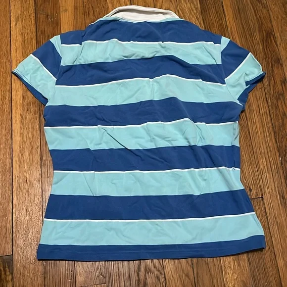 PacSun Y2K Stretchy Polo Shirt Size L - Picture 2 of 3